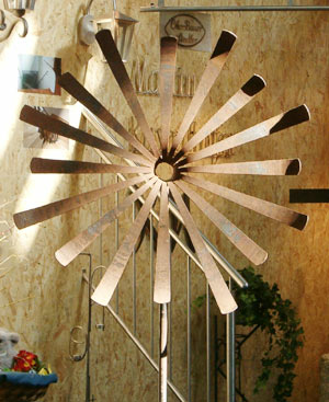 Sonne als Schmiedearbeit